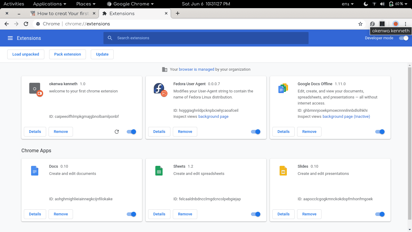 First open chrome and go to more tools then extension